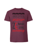 Męska koszulka  z nadrukiem – uroczyście-przysięgam-że-knuję-coś-niedobrego - obrazek 7