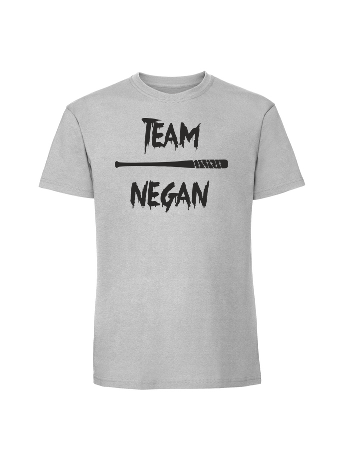 SE00110_pastelowy_szary.png Męska koszulka z nadrukiem – team negan the walking dead - obrazek 1