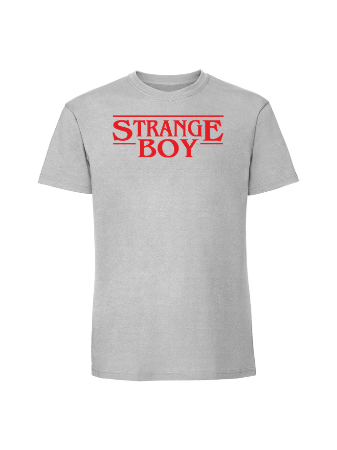 SE00122_pastelowy_szary.png Męska koszulka z nadrukiem – Strange Boy - obrazek 1