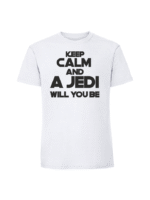 Męska koszulka  z nadrukiem – keep calm and a jedi - obrazek 3