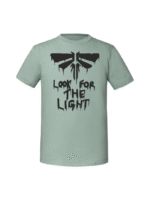 Męska koszulka  z nadrukiem – LOOK FOR THE LIGHT THE LAST OF US - obrazek 3
