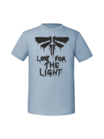 Męska koszulka  z nadrukiem – LOOK FOR THE LIGHT THE LAST OF US - obrazek 6