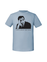 Męska koszulka  z nadrukiem – what_s what she said michael scott - obrazek 6