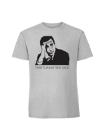 Męska koszulka  z nadrukiem – what_s what she said michael scott