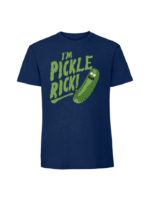 Męska koszulka  z nadrukiem – i am a pickle rick - obrazek 7