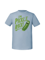 Męska koszulka  z nadrukiem – i am a pickle rick - obrazek 3