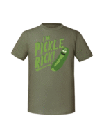 Męska koszulka  z nadrukiem – i am a pickle rick - obrazek 8