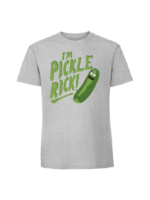 Męska koszulka  z nadrukiem – i am a pickle rick - obrazek 6