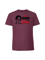 Męska koszulka  z nadrukiem – Dwight is my valentine - obrazek 5