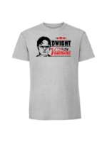 Męska koszulka  z nadrukiem – Dwight is my valentine - obrazek 7
