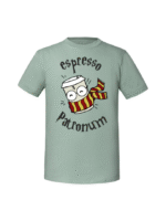 Męska koszulka  z nadrukiem – espresso patronum - obrazek 7