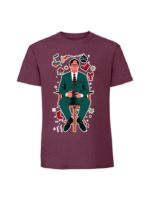 Męska koszulka  z nadrukiem – dwight schrute the office merry christmas - obrazek 4