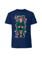 Męska koszulka  z nadrukiem – dwight schrute the office merry christmas - obrazek 9