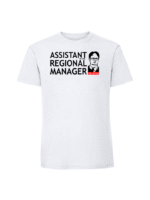 Męska koszulka  z nadrukiem – assistant regional manager - obrazek 6