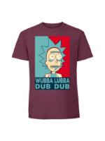 Męska koszulka  z nadrukiem – WUBBA LUBBA RICK - obrazek 9