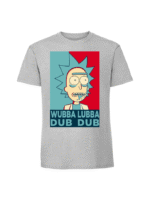 Męska koszulka  z nadrukiem – WUBBA LUBBA RICK