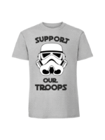 Męska koszulka  z nadrukiem – SUPPORT OUR TROOPS - obrazek 6