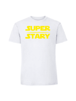 Męska koszulka  z nadrukiem – Super stary - obrazek 9