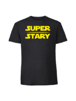 Męska koszulka  z nadrukiem – Super stary - obrazek 6