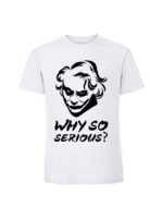 Męska koszulka  z nadrukiem – Why so serious - obrazek 3