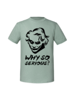 Męska koszulka  z nadrukiem – Why so serious - obrazek 6