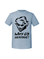 Męska koszulka  z nadrukiem – Why so serious - obrazek 5