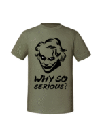 Męska koszulka  z nadrukiem – Why so serious - obrazek 4
