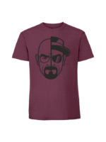 Męska koszulka  z nadrukiem – heisenberg breaking bad twarz - obrazek 7