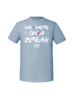 Męska koszulka  z nadrukiem – We were on a brake przyjaciele v1 - obrazek 8