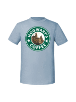 Męska koszulka  z nadrukiem – hogwart_s coffee - obrazek 3