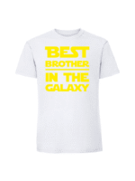 Męska koszulka  z nadrukiem – Best brother in the galaxy - obrazek 4
