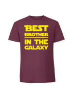 Męska koszulka  z nadrukiem – Best brother in the galaxy - obrazek 7