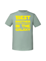 Męska koszulka  z nadrukiem – Best brother in the galaxy - obrazek 3