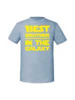 Męska koszulka  z nadrukiem – Best brother in the galaxy - obrazek 5