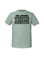 Męska koszulka  z nadrukiem – Nie zrobię czelendżu