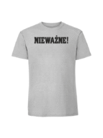 Męska koszulka  z nadrukiem – Nieważne - obrazek 4