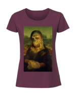 Damska koszulka  z nadrukiem – Mona Lisa Star Wars - obrazek 3