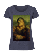 Damska koszulka  z nadrukiem – Mona Lisa Star Wars - obrazek 6