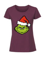 Damska koszulka  z nadrukiem – grinch - obrazek 6