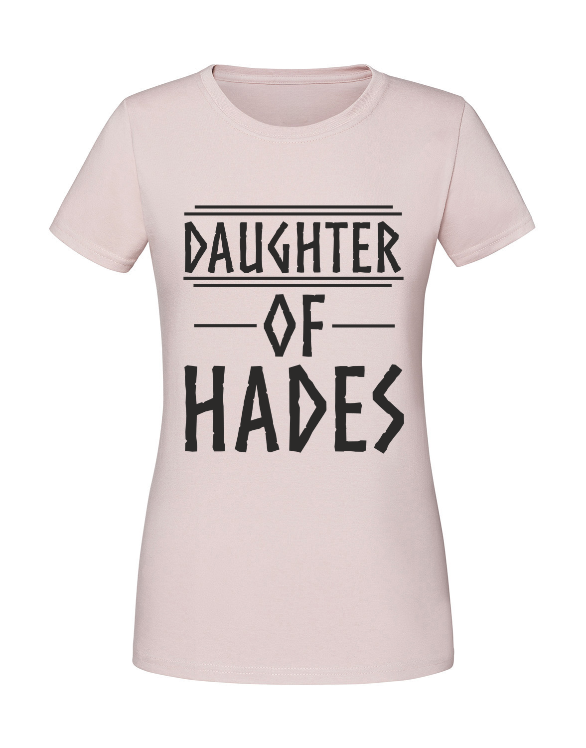 SS00019_pudrowy_roz.png Damska koszulka z nadrukiem – Daughter of hades - obrazek 1