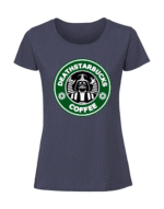 Damska koszulka  z nadrukiem – STAR WARS STARBUCK - obrazek 3