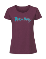 Damska koszulka  z nadrukiem – Rick_and_Morty_logo