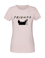 Damska koszulka  z nadrukiem – FRIENDS KANAPA v1 - obrazek 3