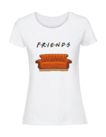 Damska koszulka  z nadrukiem – friends kanapa v2 - obrazek 4