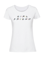 Damska koszulka  z nadrukiem – Girl Friend - obrazek 4