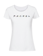 Damska koszulka  z nadrukiem – Rachel Friends - obrazek 3