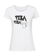 Damska koszulka  z nadrukiem – pika pika - obrazek 3
