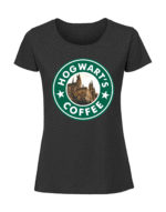 Damska koszulka  z nadrukiem – hogwart_s coffee - obrazek 5