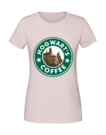 Damska koszulka  z nadrukiem – hogwart_s coffee