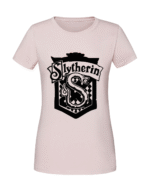 Damska koszulka  z nadrukiem – SLYTHERIN HOGWART - obrazek 3